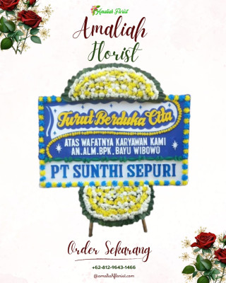 Papan Bunga Duka di Mokoni