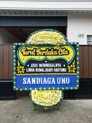 Papan Bunga Duka di Mokoni