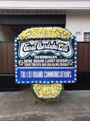 Papan Bunga Duka di Mokoni